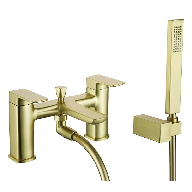 Studio D Brushed Brass Bath Shower Mixer